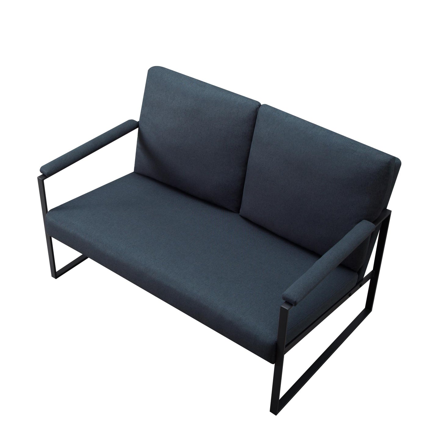 49.2” Metal Frame Loveseat