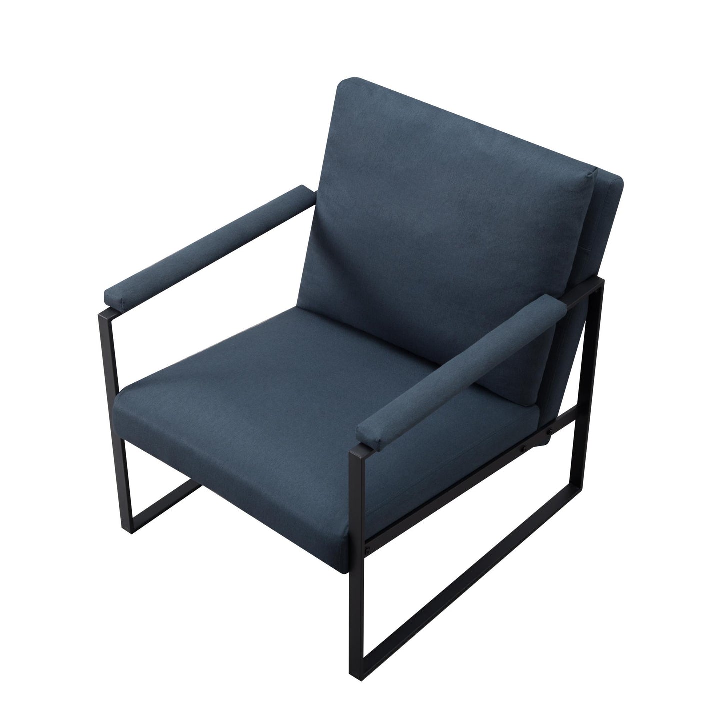 26.8” Metal Frame Accent Armchair