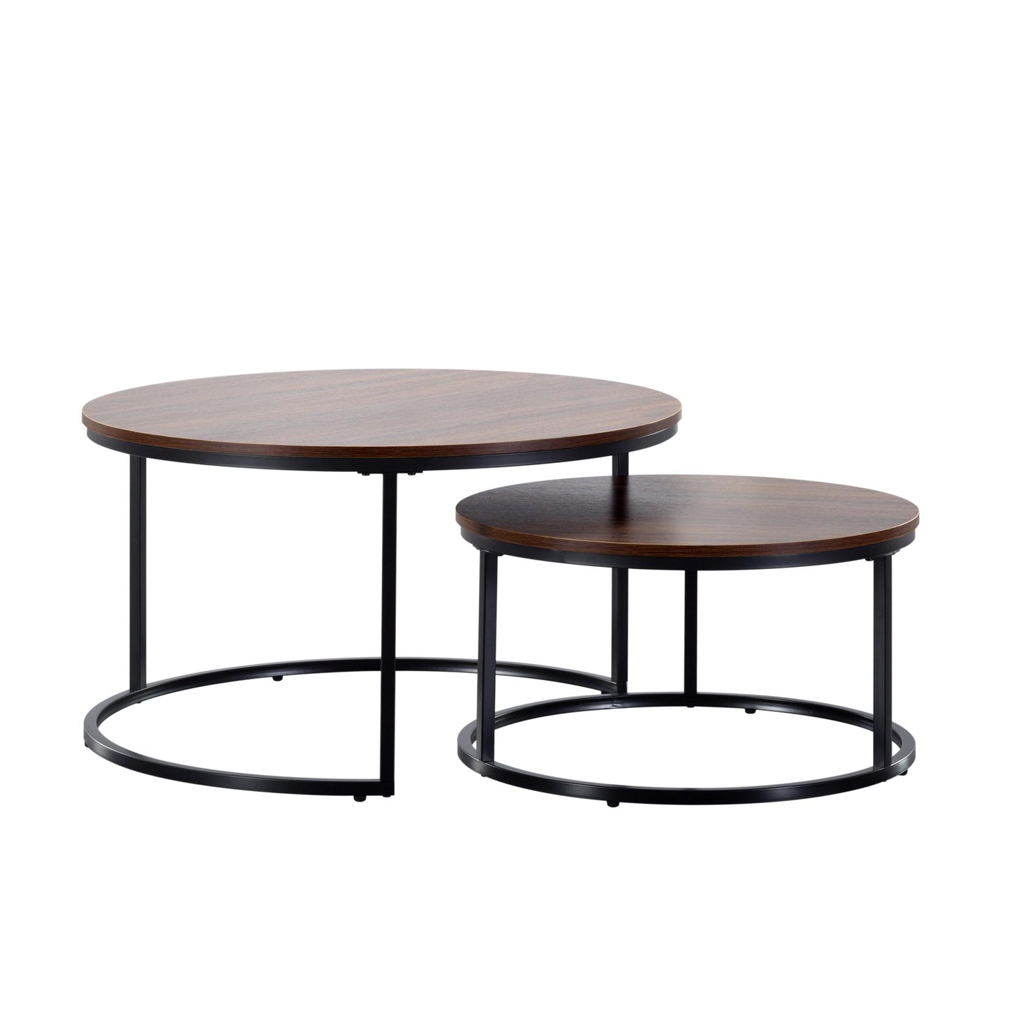 Nesting Round Coffee Table Set of 2-piece